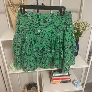 Green skirt